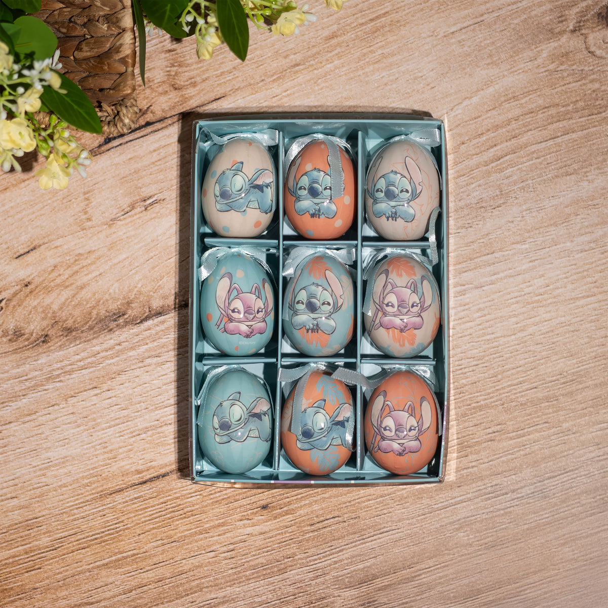 Produktbild Stitch påskäggshängen 9-pack - Lilo & Stitch