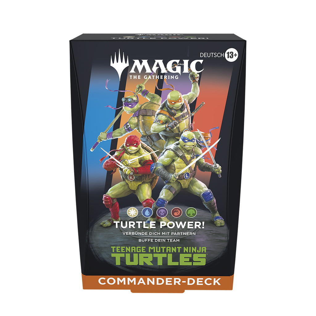 Produktbild Teenage Mutant Ninja Turtles - Turtle Power Commander Deck engelsk version - Magic: The Gathering