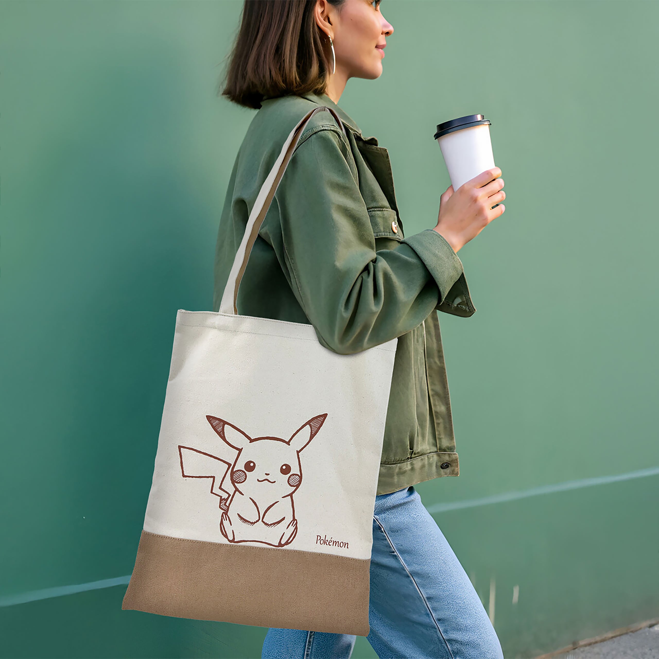 Produktbild Pikachu Sketch Shopper-väska - Pokémon