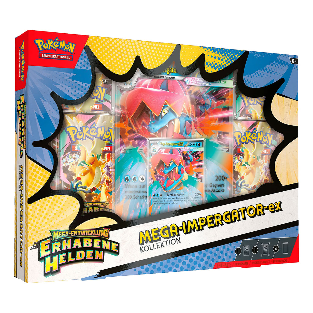 Produktbild Pokémon – Mega Evolution EX-kollektion Upphöjda Hjältar
