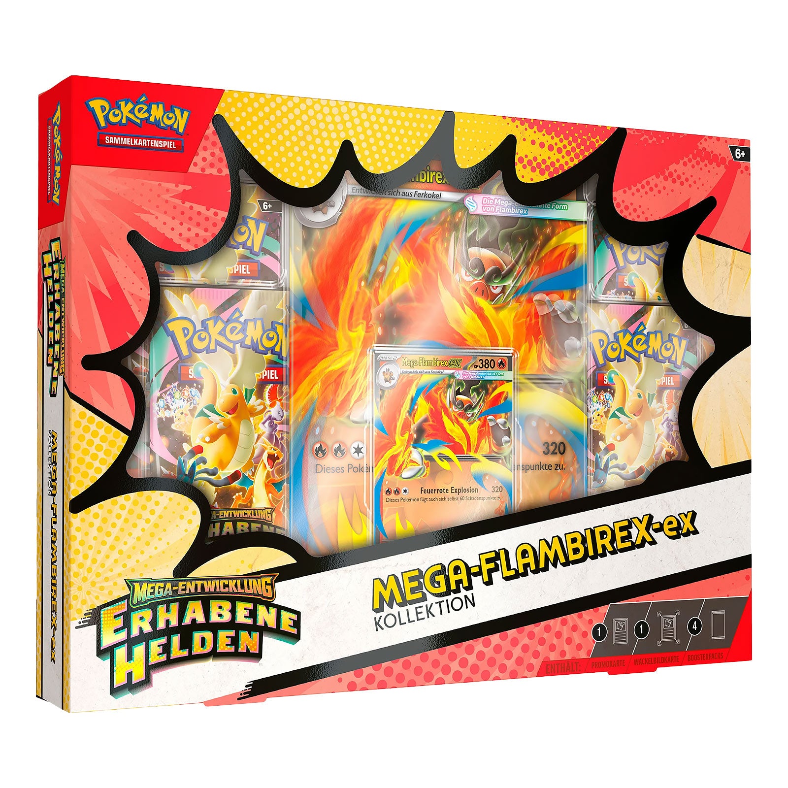 Produktbild Pokémon – Mega Evolution EX-kollektion Upphöjda Hjältar