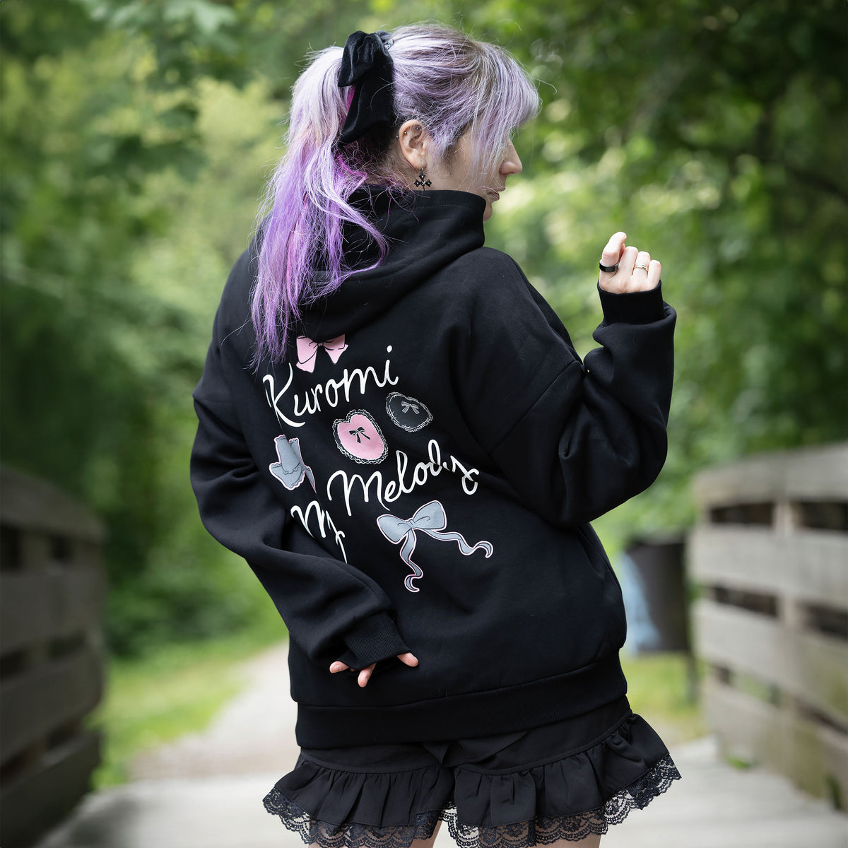 Produktbild Hello Kitty - Kuromi och My Melody Huvtröja