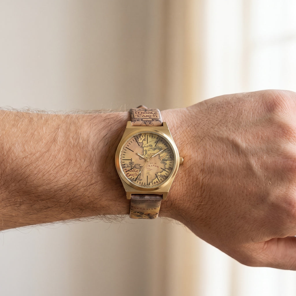 Produktbild Sagan om Ringen - Armbandsur med Midgårdskarta