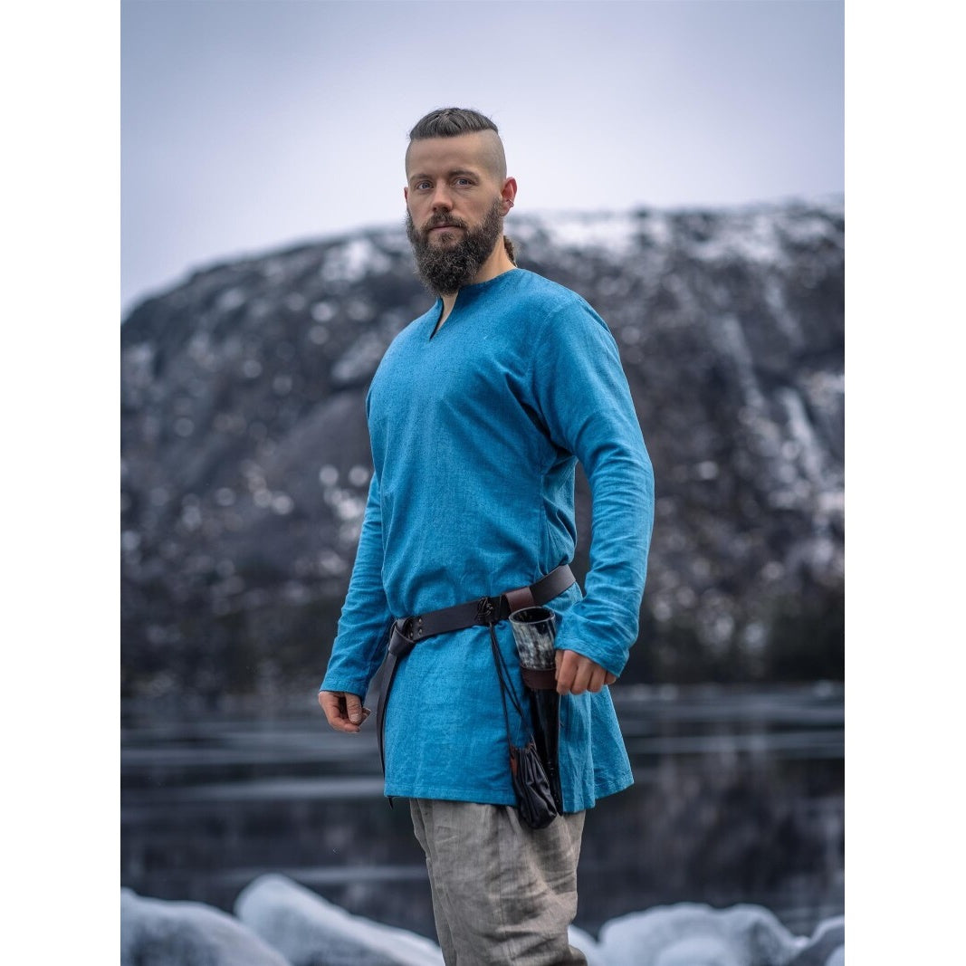Produktbild Medeltida tunika Ragnar blå