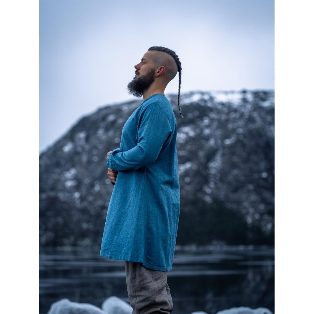 Produktbild Medeltida tunika Ragnar blå