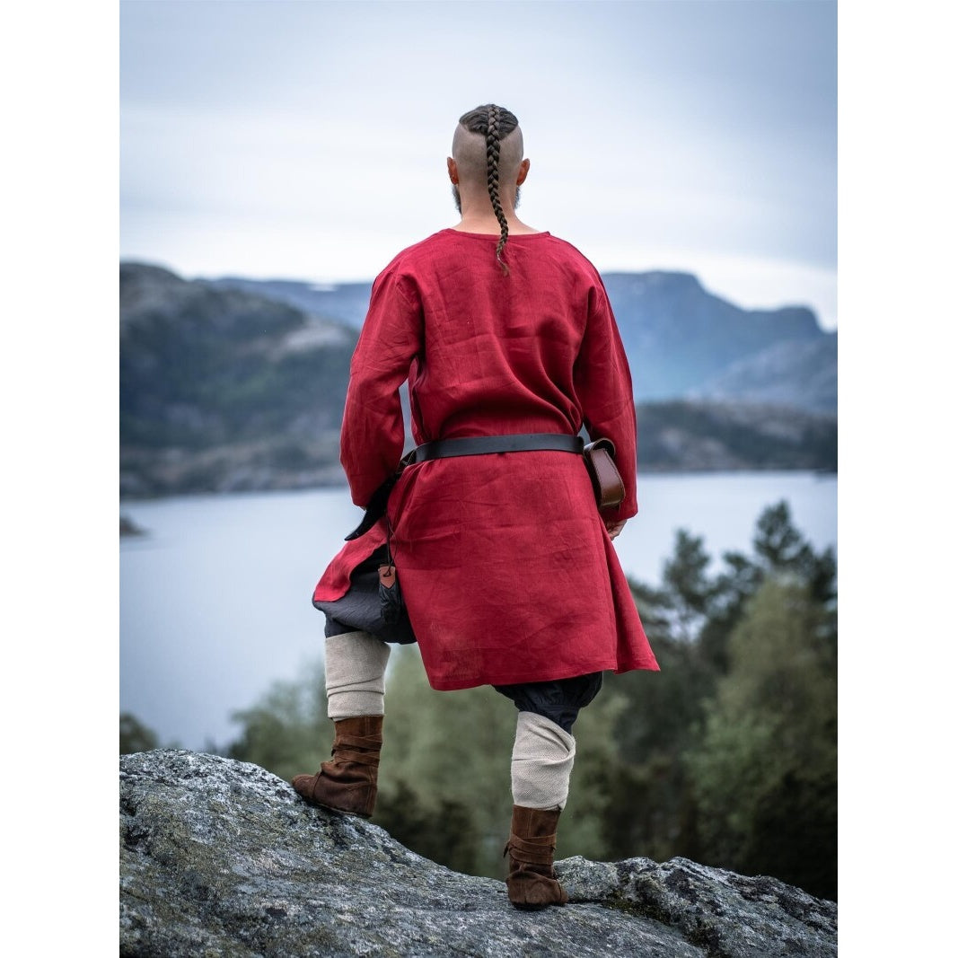 Produktbild Medeltida linnetunika Halvar röd