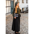 Product image Medieval Blouse Lea with Hood and Lacing green
