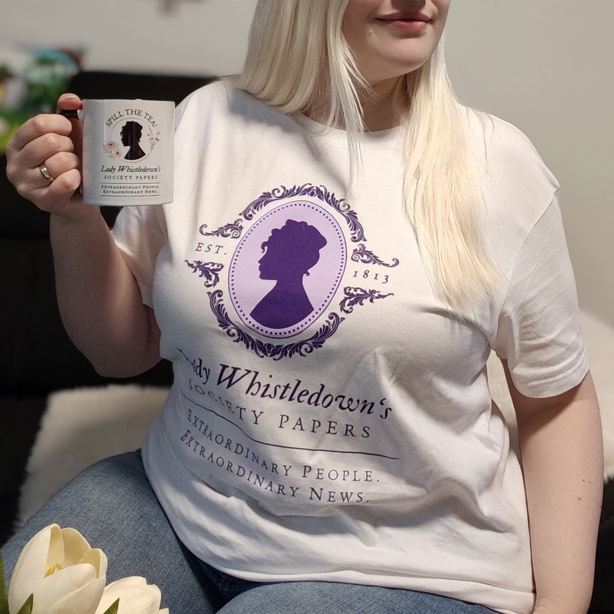 Produktbild Society Papers T-shirt för Bridgerton-fans
