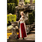 Produktbild Medeltida sommarblus Lotte med volanger beige