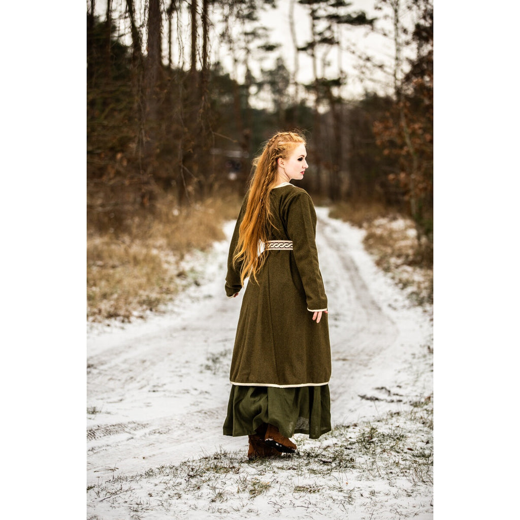Produktbild Medeltida Birka-kappa Skadi grön