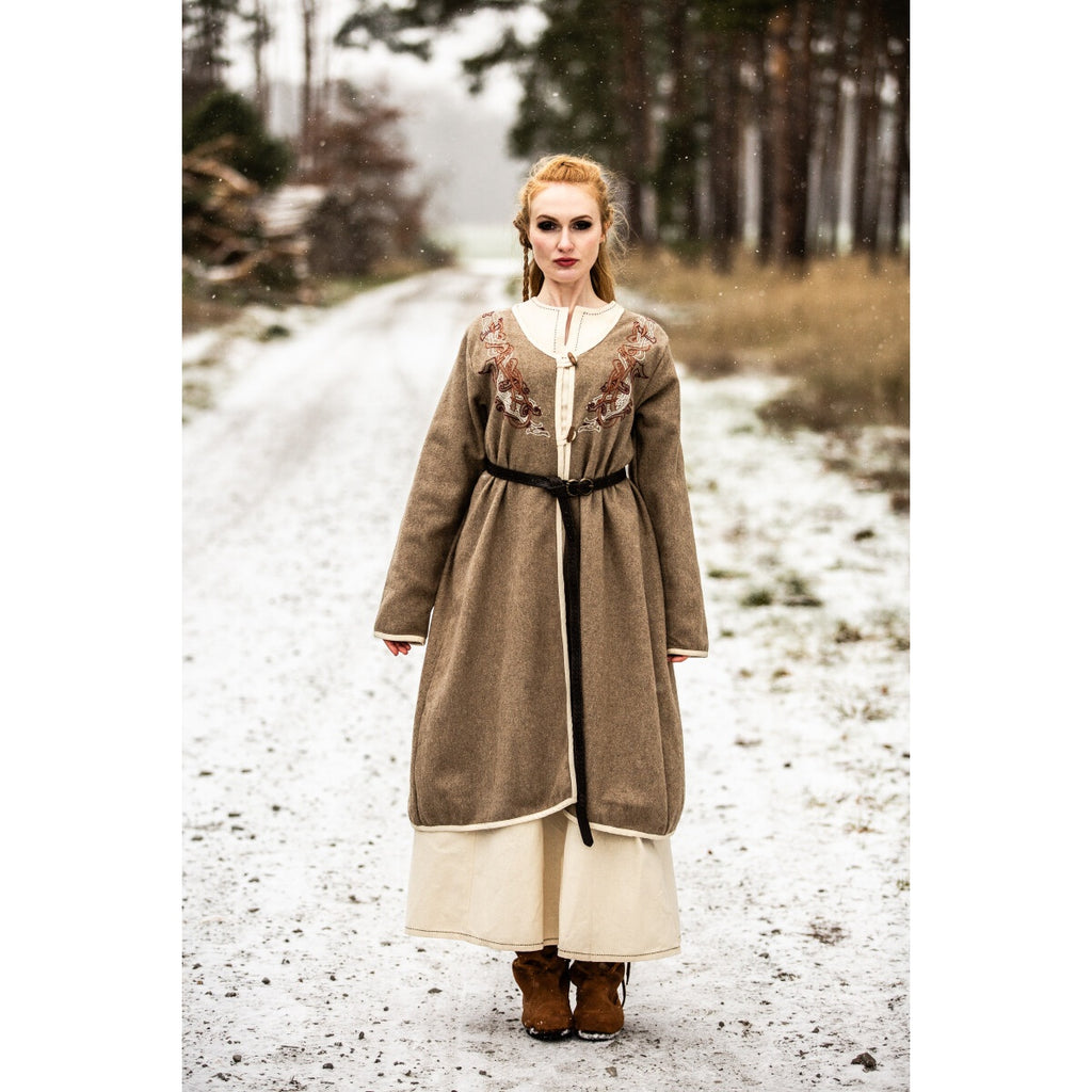 Produktbild Medeltida Birka-kappa Skadi beige