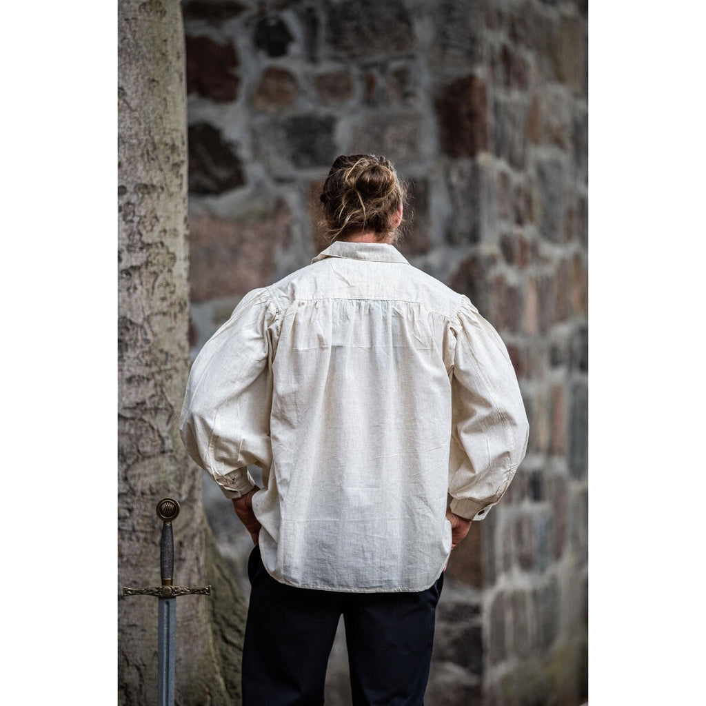 Produktbild Medeltida snörskjorta Arthur beige