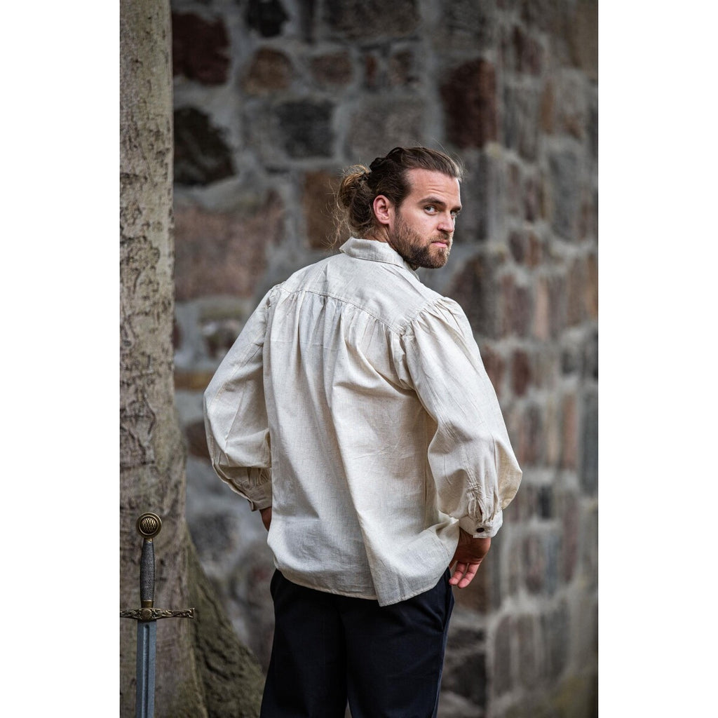Produktbild Medeltida snörskjorta Arthur beige