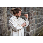 Produktbild Medeltida snörskjorta Arthur beige