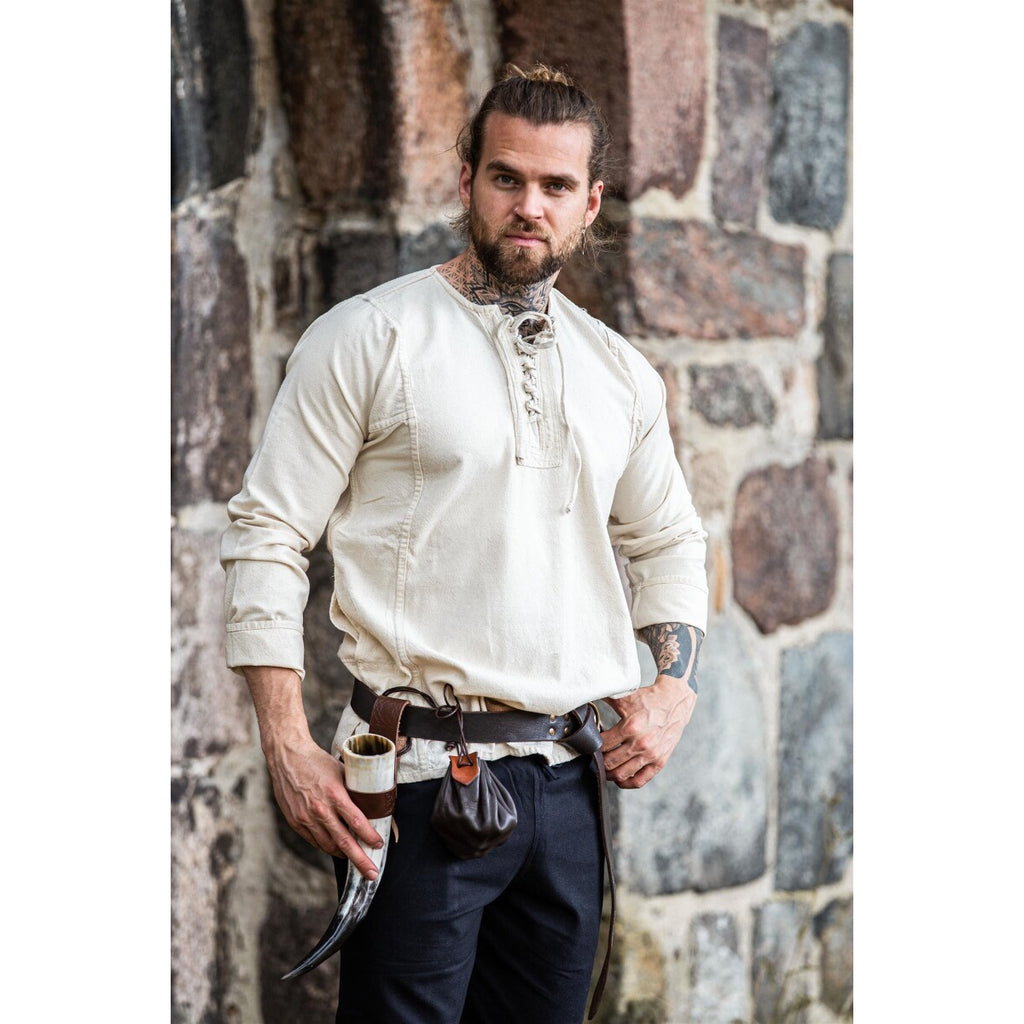 Produktbild Medeltida bondskjorta Felix beige