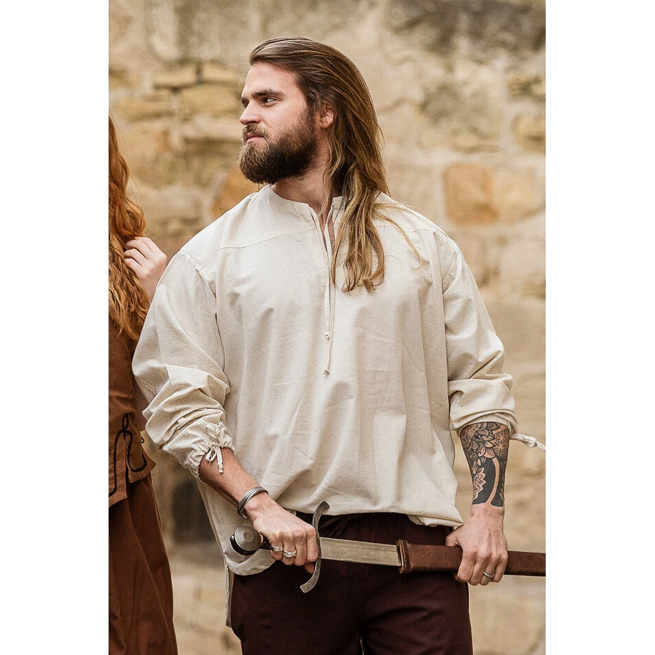 Produktbild Medeltida skjorta Bartholomeus beige