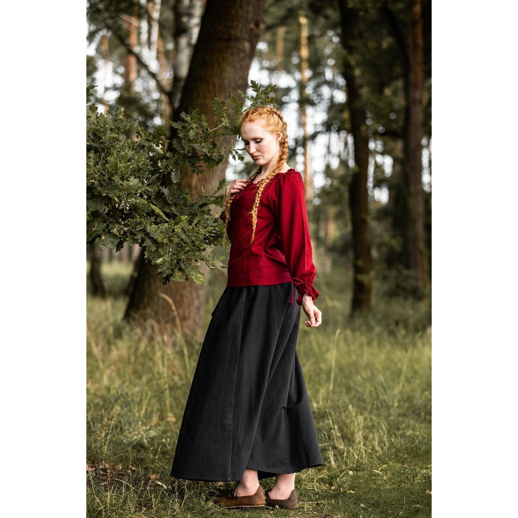 Produktbild Medeltida blus Edith röd