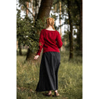 Produktbild Medeltida blus Edith röd