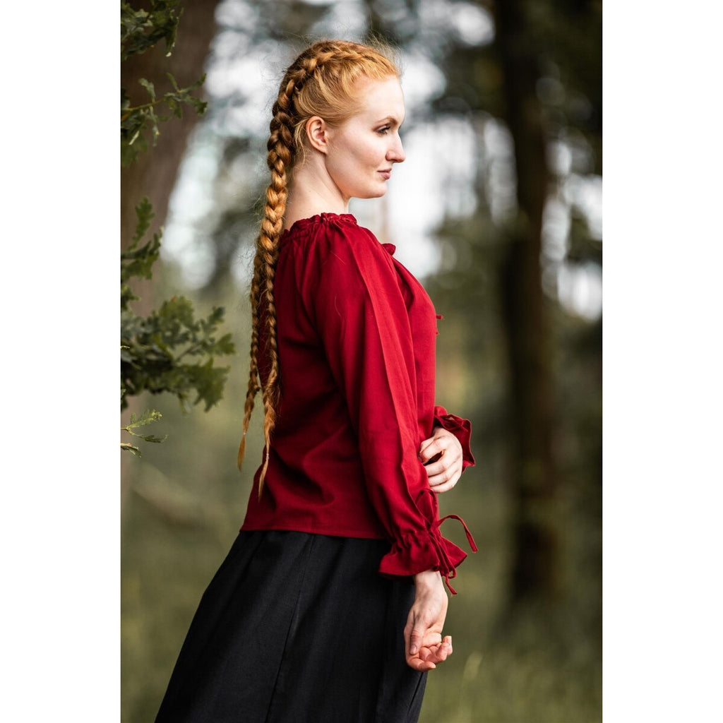 Produktbild Medeltida blus Edith röd