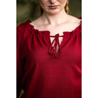 Produktbild Medeltida blus Edith röd