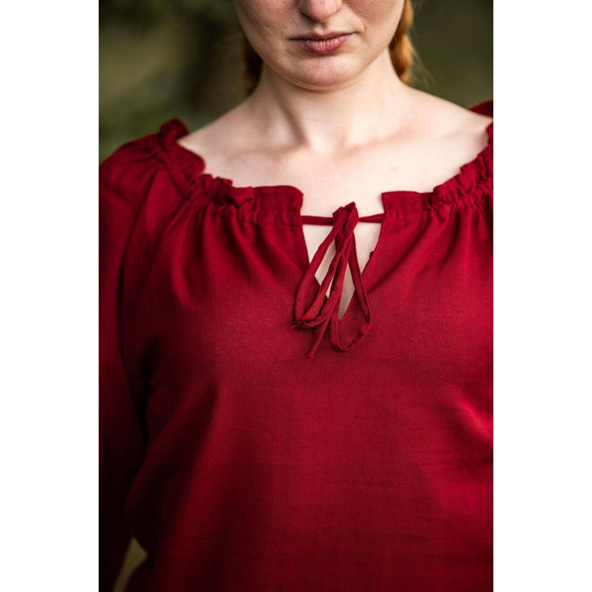 Produktbild Medeltida blus Edith röd