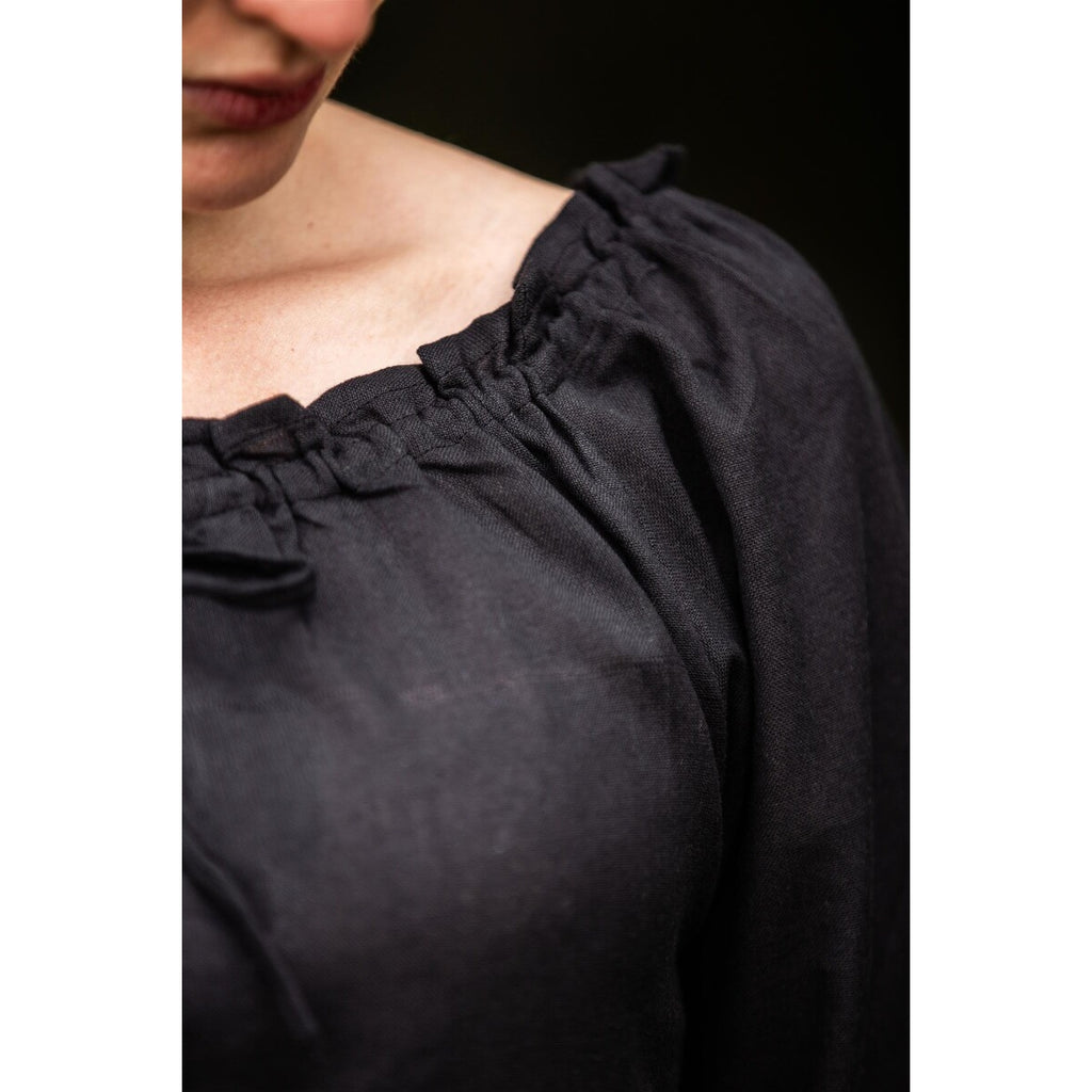 Produktbild Medeltida blus Edith svart