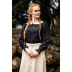 Produktbild Medeltida blus Edith svart