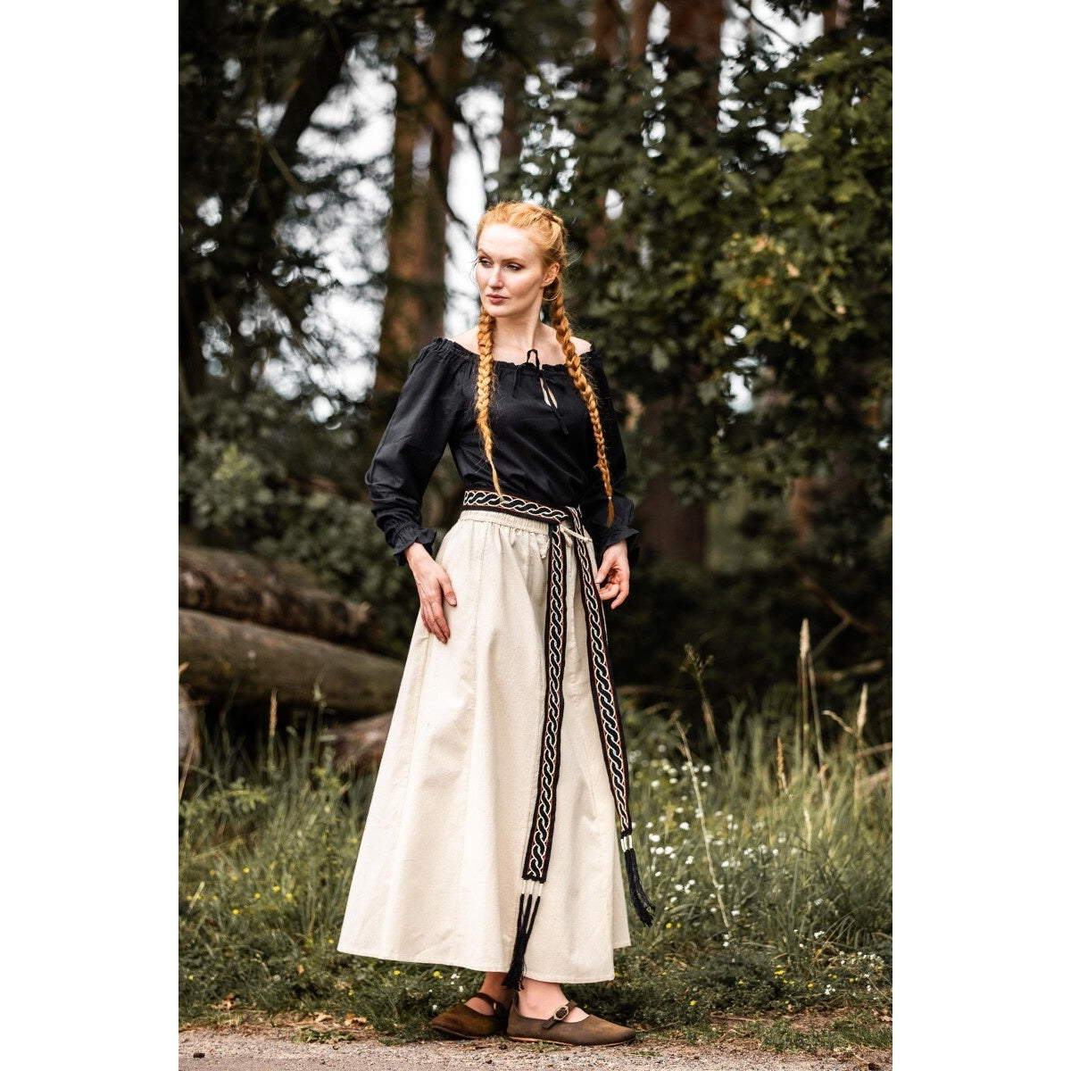 Produktbild Medeltida blus Edith svart