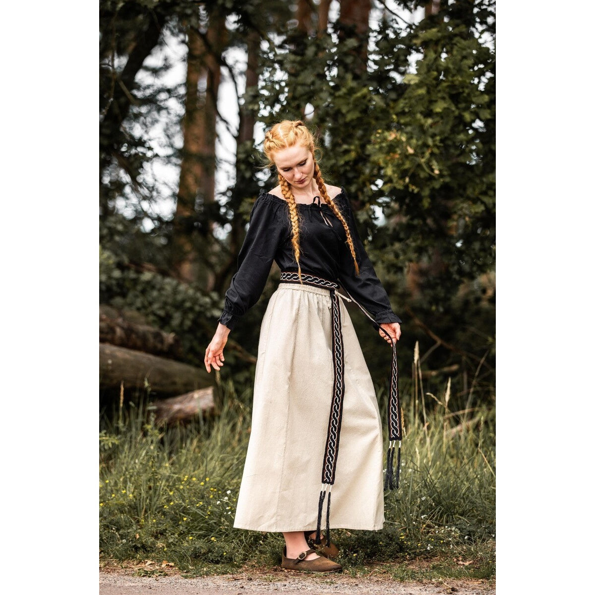 Produktbild Medeltida blus Edith svart