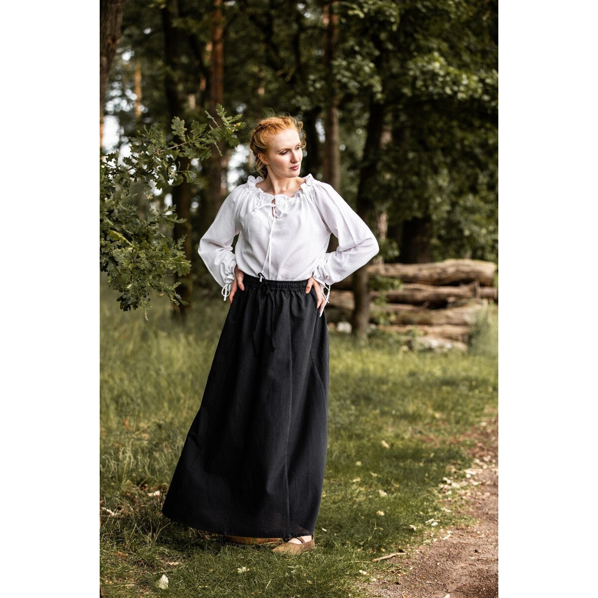 Produktbild Medeltida blus Edith vit