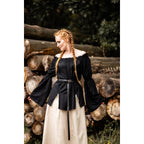 Produktbild Medeltida blus Emma svart