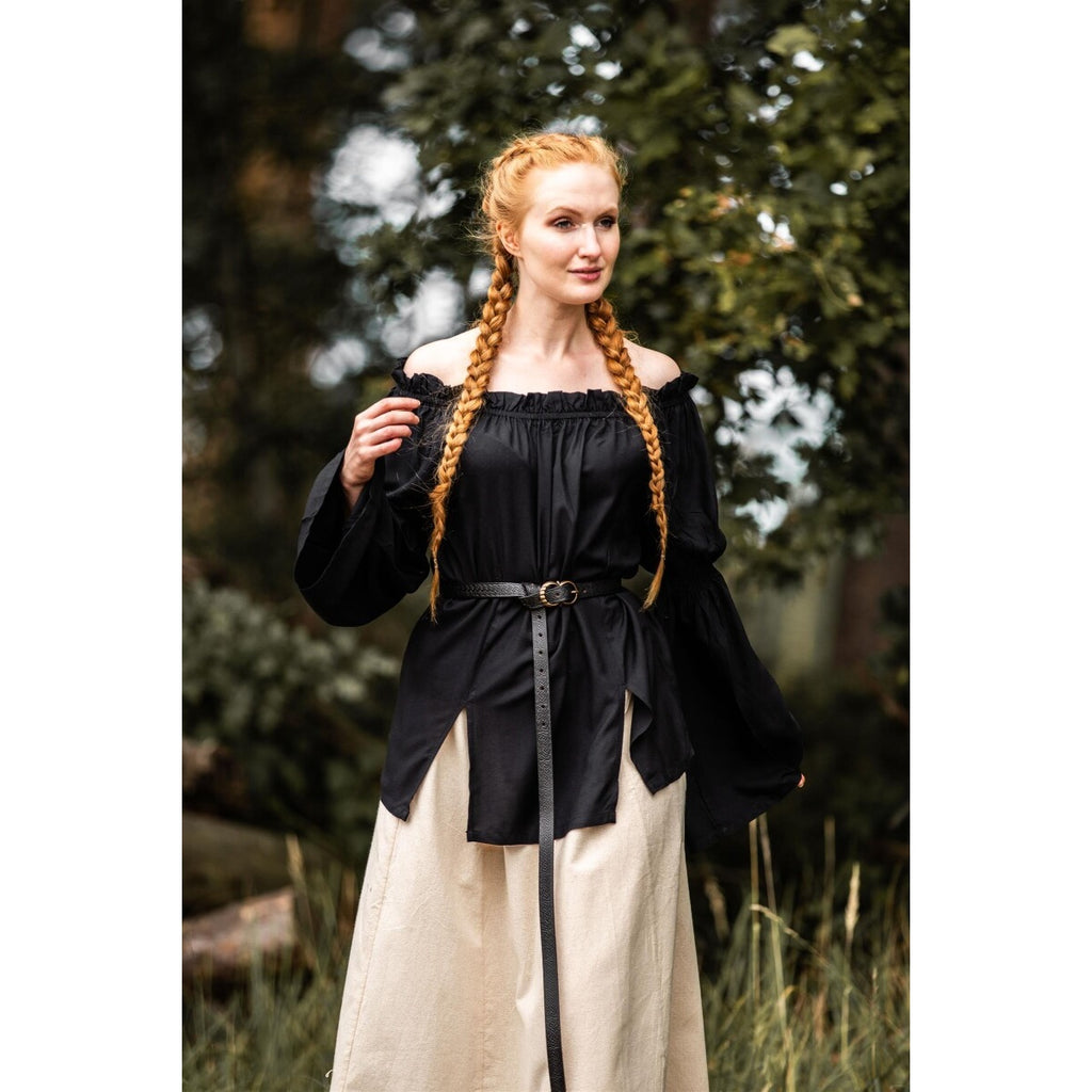 Produktbild Medeltida blus Emma svart