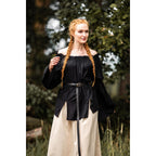 Produktbild Medeltida blus Emma svart