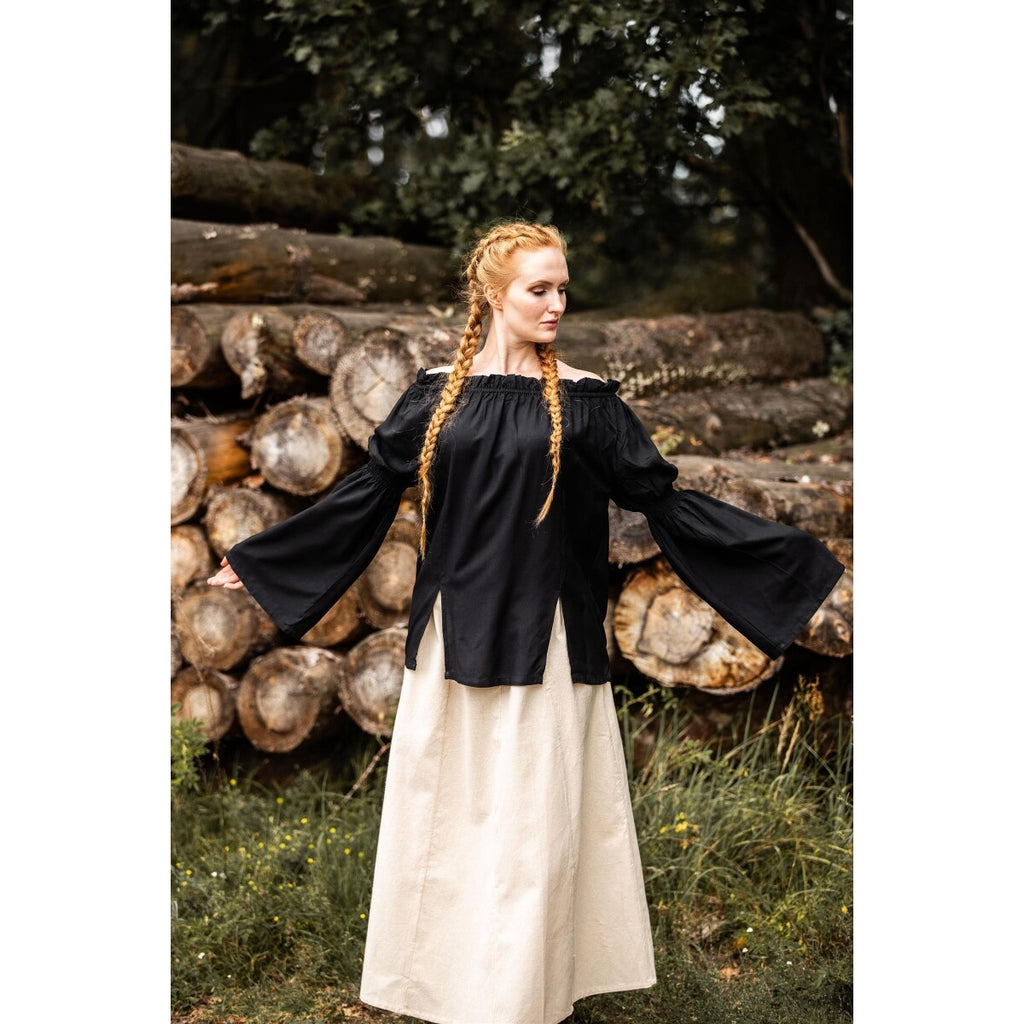 Produktbild Medeltida blus Emma svart