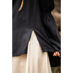 Produktbild Medeltida blus Emma svart