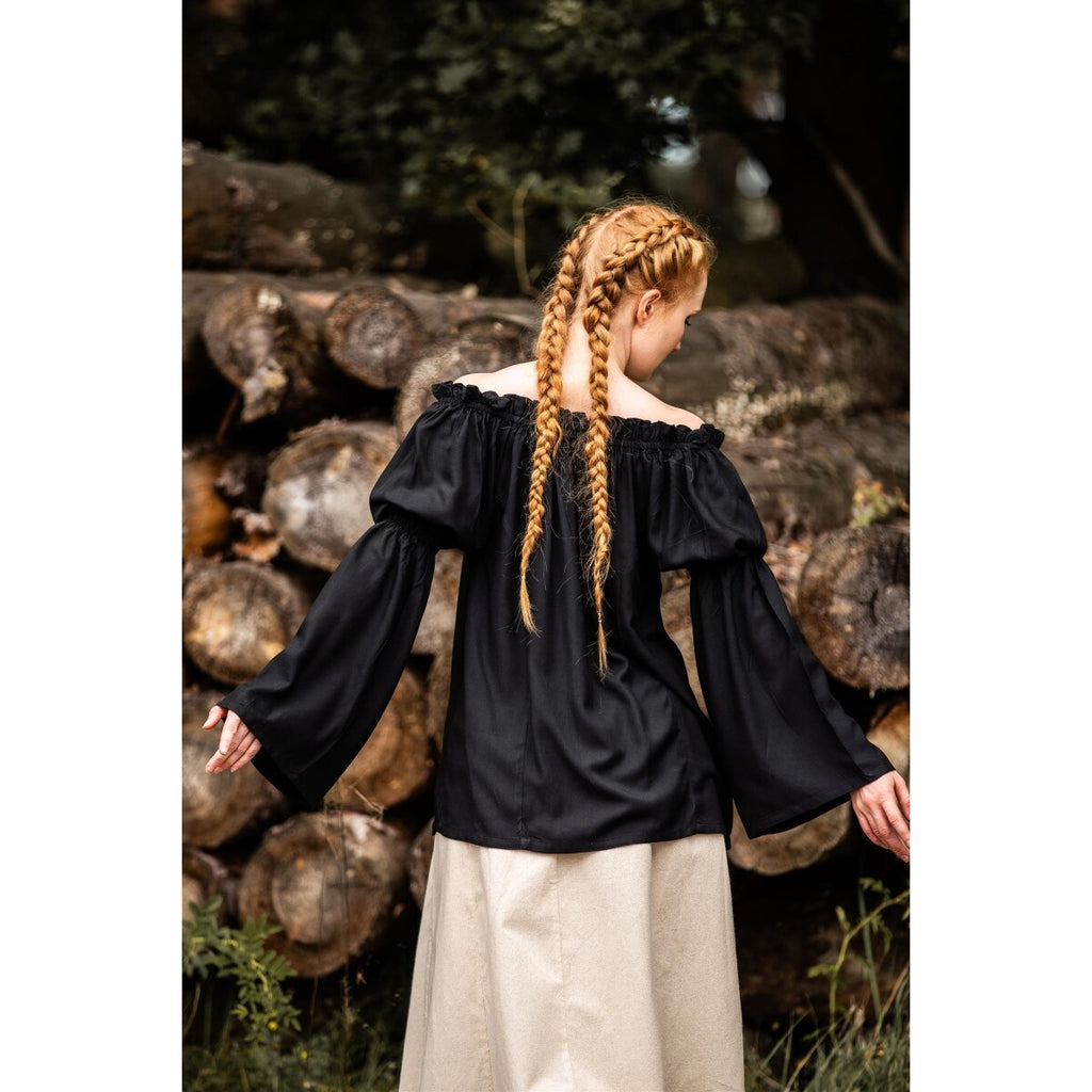 Produktbild Medeltida blus Emma svart
