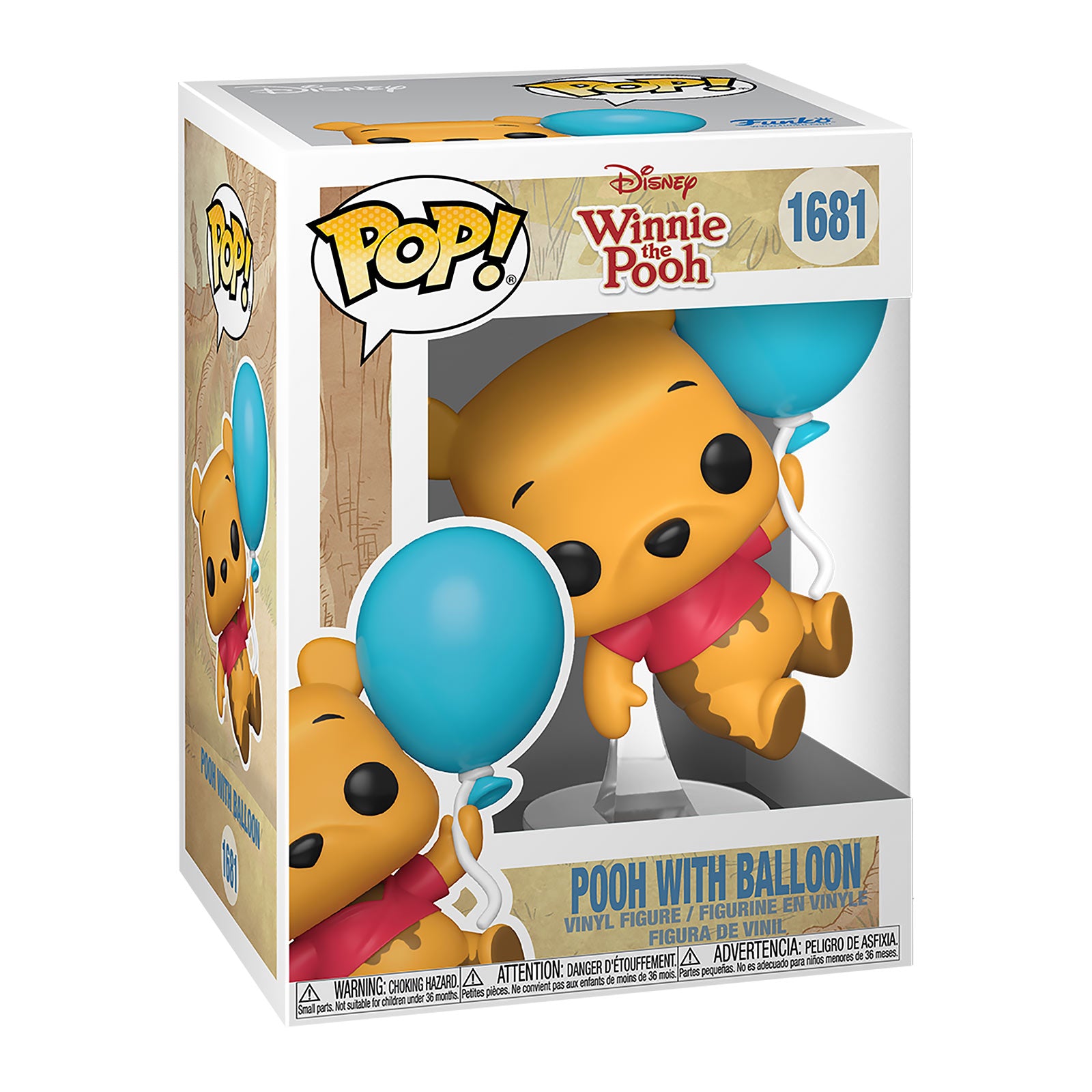 Produktbild Nalle Puh - Puh med ballong Funko Pop-figur
