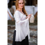 Produktbild Medeltida blus Carmen vit