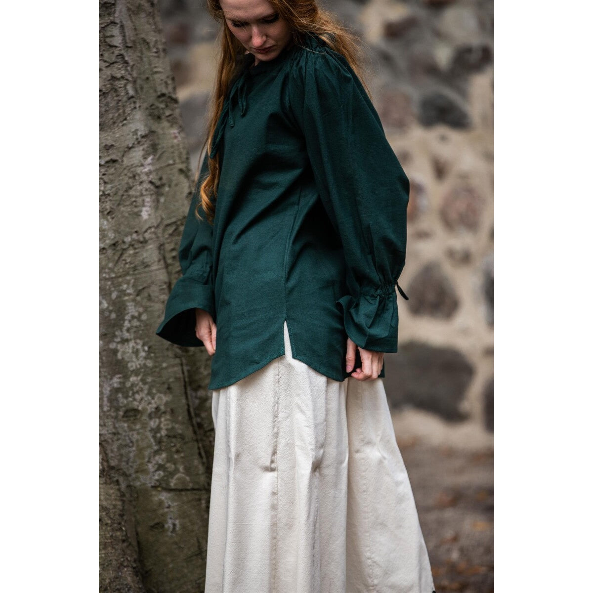 Produktbild Medeltida blus Morgan grön