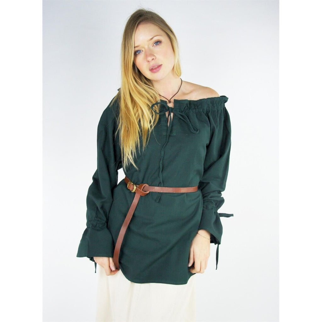 Produktbild Medeltida blus Morgan grön