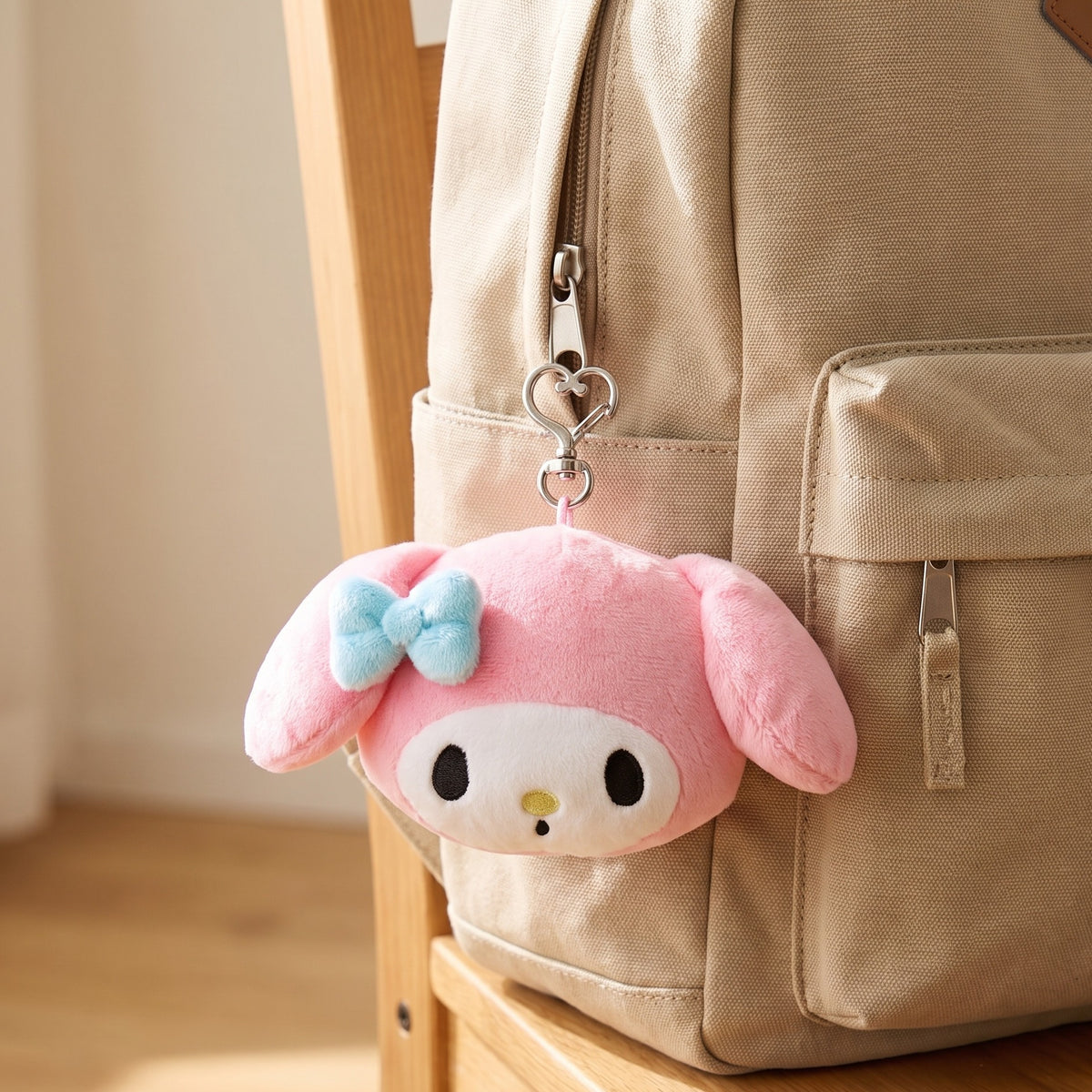 Produktbild Hello Kitty - My Melody Plyschnyckelring