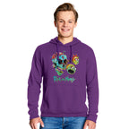 Produktbild Rick and Morty - Morty and Rick Face hoodie