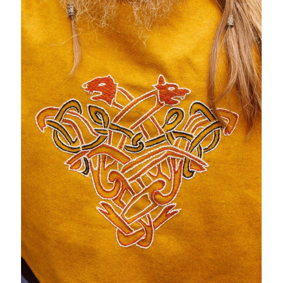 Produktbild Medeltida gugel Bjomolf gul
