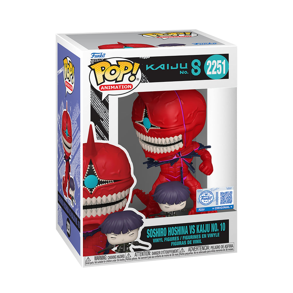 Produktbild Kaiju No. 8 - Soshiro Hoshina & Kaiju No. 10 Funko Pop figursats