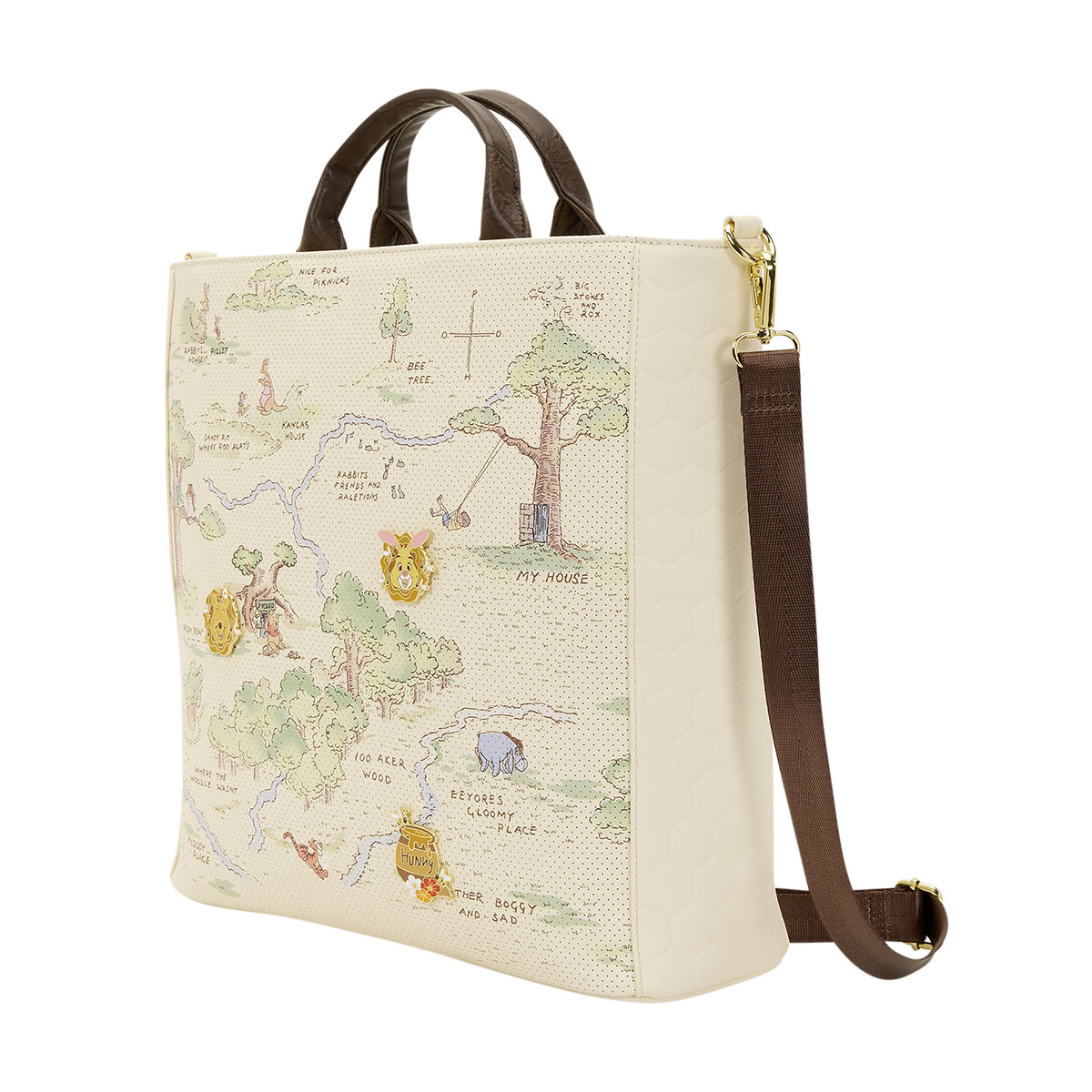 Produktbild Nalle Puh – Hundred Acre Wood crossbody-väska