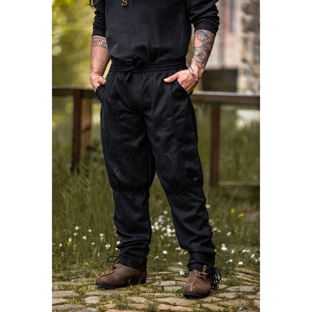 Produktbild Medeltida yllebyxor Jorgen svart