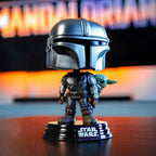 Produktbild Mandalorian med Grogu Funko Pop Bobblehead-figur – Star Wars The Mandalorian