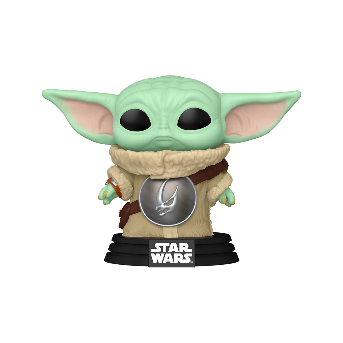 Produktbild Grogu med Mudhorn-bröstharnesk Funko Pop bobblehead-figur – Star Wars The Mandalorian and Grogu