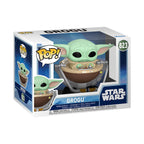 Produktbild Grogu i vagn Funko Pop bobblehead-figur – Star Wars The Mandalorian and Grogu