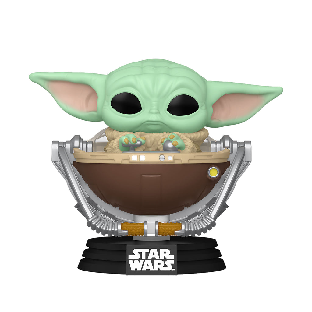 Produktbild Grogu i vagn Funko Pop bobblehead-figur – Star Wars The Mandalorian and Grogu
